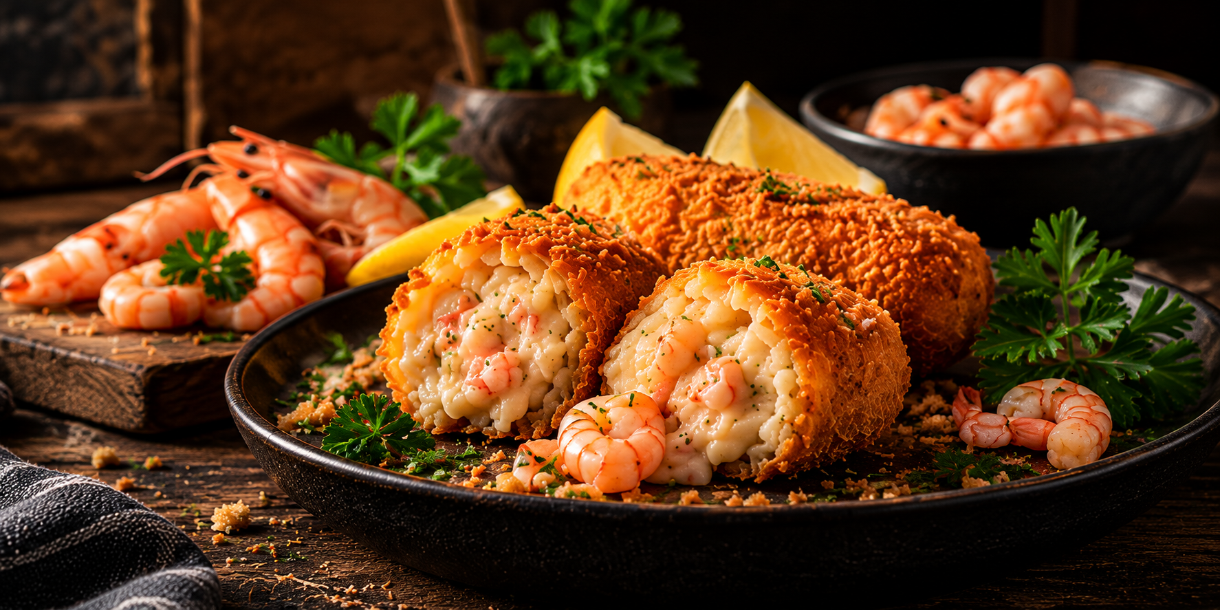 Grijze garnaalkroketten van Raoul
